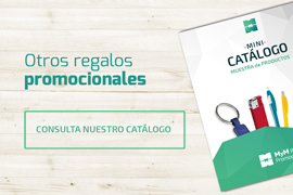 Banner consulta catálogo MyM Regalos Promocionales