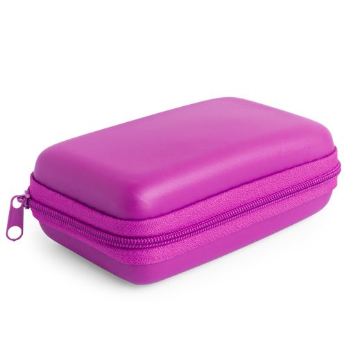 Set de power bank personalziado Rebex fucsia