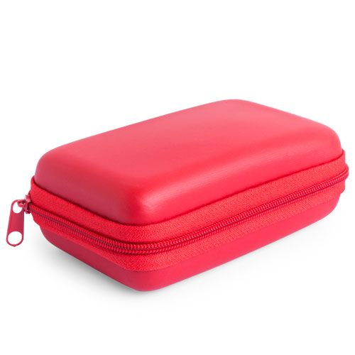 Set de powerbanks personalizados Rebex rojo