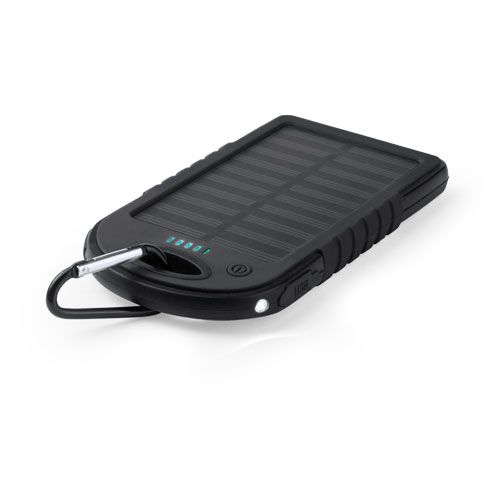 Power bank personalizada Lenard negra