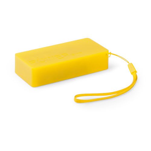 Power bank promocionales Nibbler amarillo