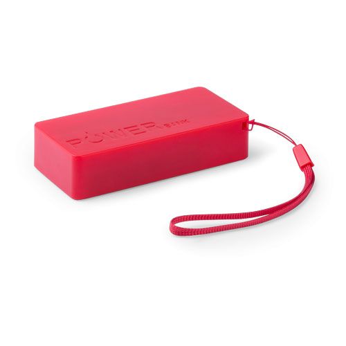 Power banks personalizados Nibbler rojo