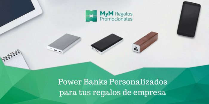 Power Banks personalizados para regalos de empresa