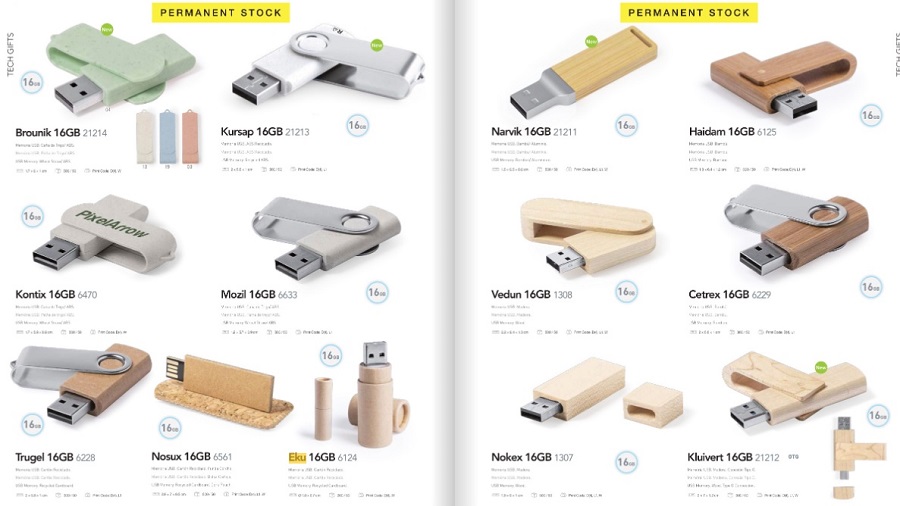 USB eco-friendly personalizados