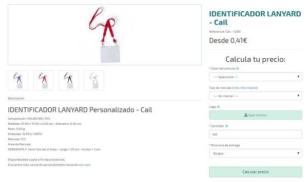 lanyards publicitarios con identificador