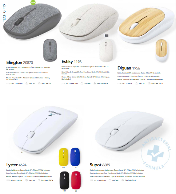 Ratones personalizados